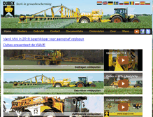 Tablet Screenshot of dubex.com